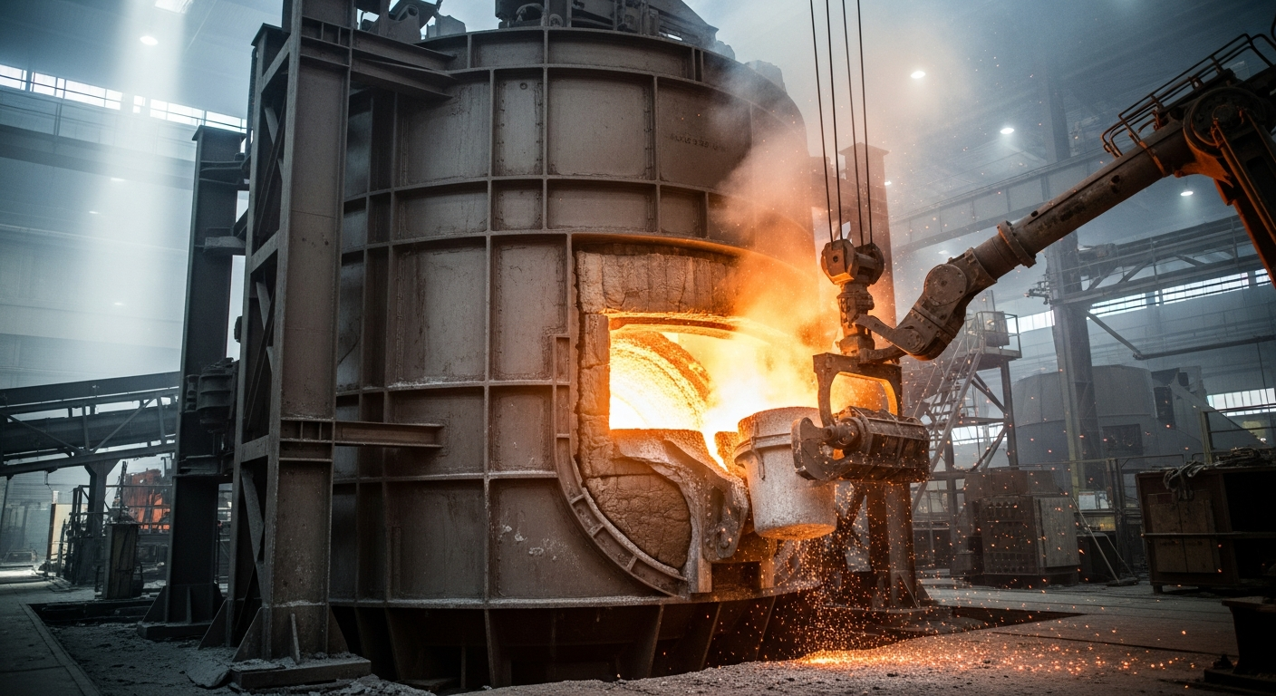 Aluminium furnace equipment